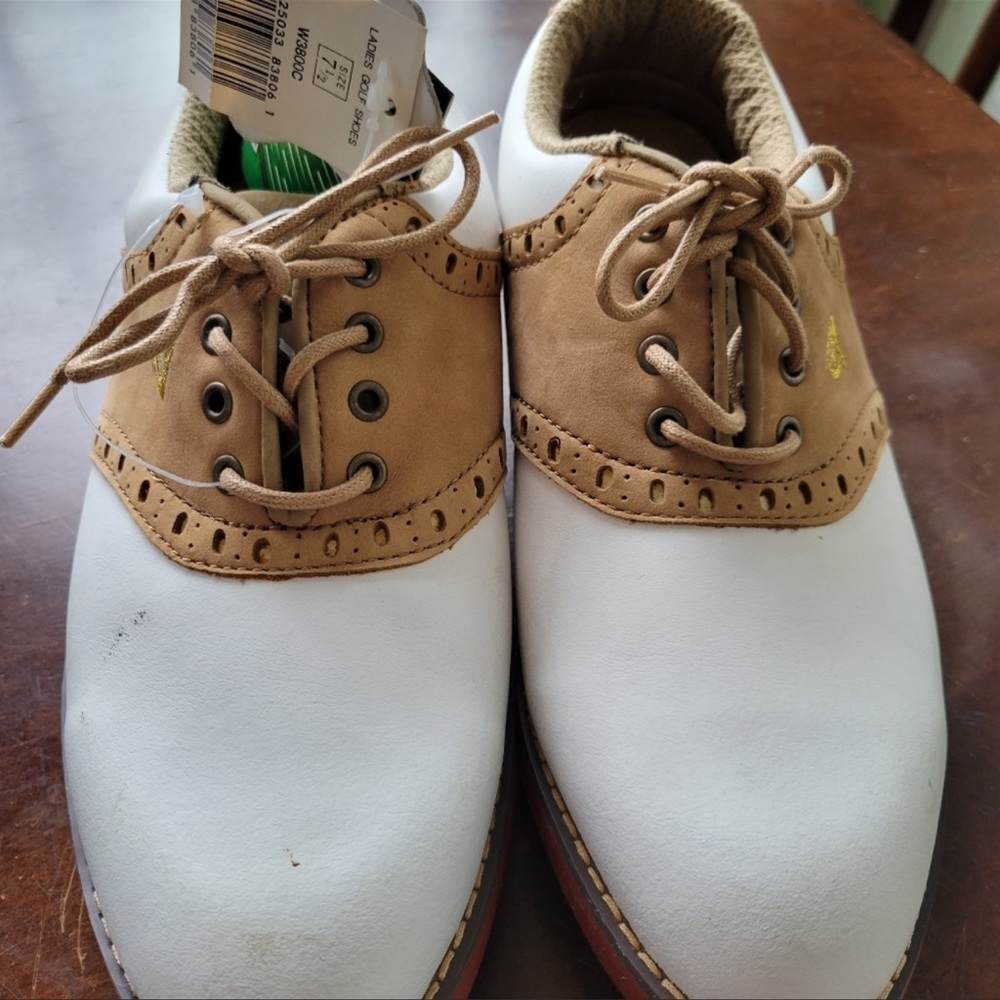 Womens Golf Shoes saddle Dunlop